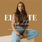 Elevate Your Life Podcast Logo Graphic with Text Overlay
